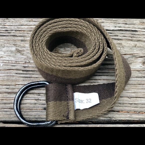 ⚠️Men’s Canvas Fabric D-Ring belts⚠️ - Picture 2 of 5